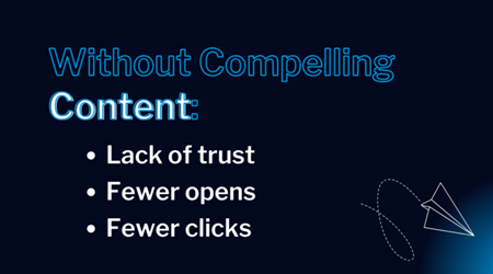 Without compelling content graphic