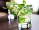 Cocktail with green garnish [Image by creator  from ]