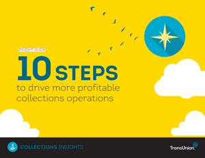 Insight Guide titled 10 Steps to Drive More Profitable Collections Operations [Image by creator  from ]